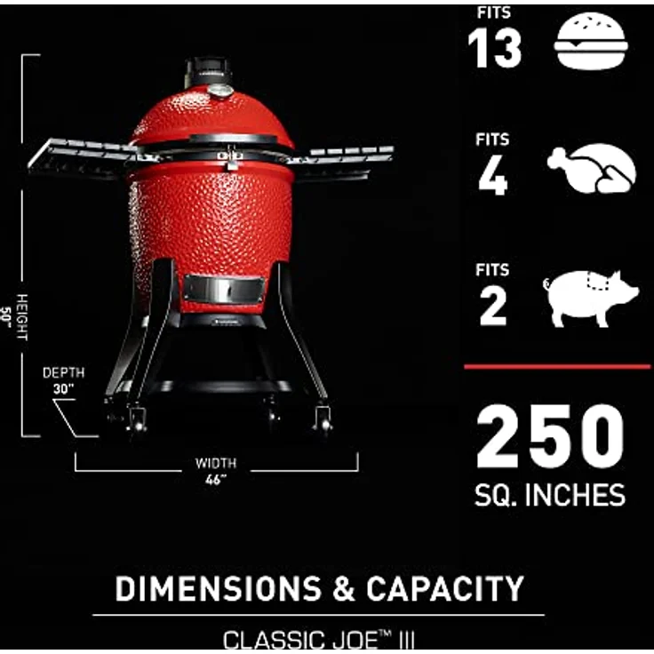 Kamado Joe - Classic III, freistehend – Bild 11