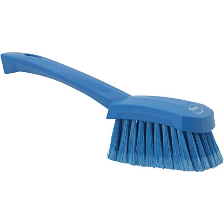 Vikan 41943 Soft/Split Bristles, Washing / Sweeping, Hand Brush, Short Handle, 270mm (Blue) – Bild 2
