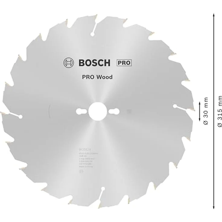 Bosch Professional Kreissägeblatt Construct Wood (Holz, 315 x 30 x 3,2 mm, 20 Zähne, Zubehör Kreissäge) – Bild 3