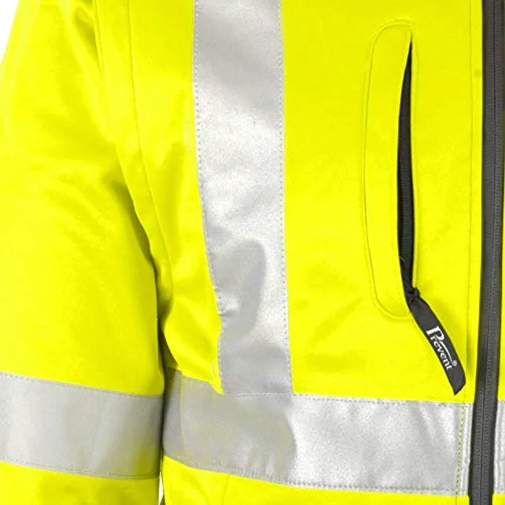Warnschutz-Softshelljacke Gr.L gelb PREVENT – Bild 4