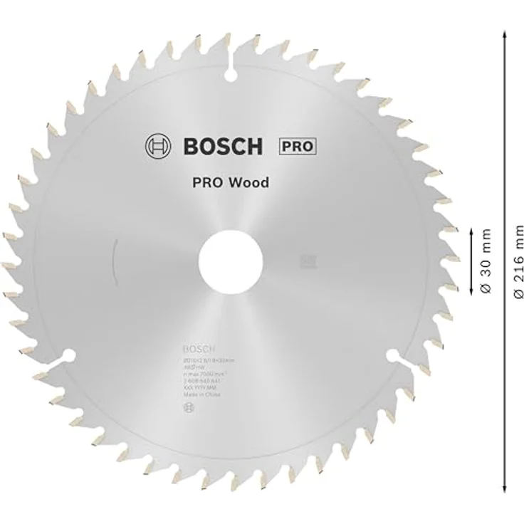 Bosch Professional Kreissägeblatt Optiline Wood (für Holz, 216 x 30 x 2,8 mm, 48 Zähne, Zubehör Kreissäge) – Bild 3