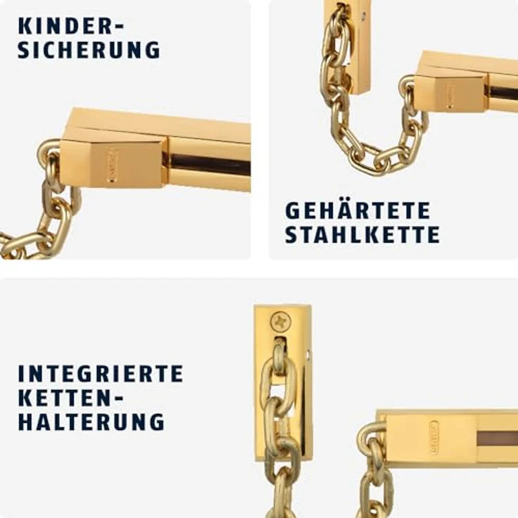 ABUS SICH Sicherheitstürkette SK 66 M Tuerkette M-messing 66m – Bild 4