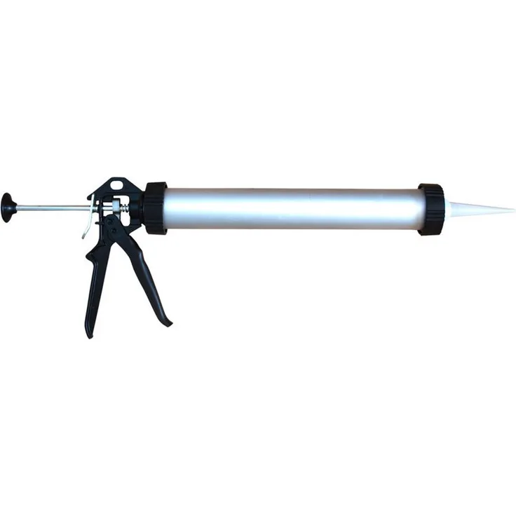 Hanse Syntec Systems Alu Kartuschenpistole 600 ml, manuelle Schlauchbeutel-/Kartuschenpresse mit hochwertigem Antrieb und Adapter