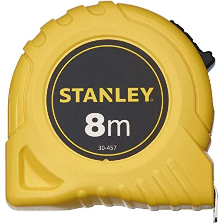 Stanley Bandmass (8 m, extra-starkes gebogenes Band, Polymer-Schutzschicht, Endhaken dreifach vernietet) 0-30-457 – Bild 2