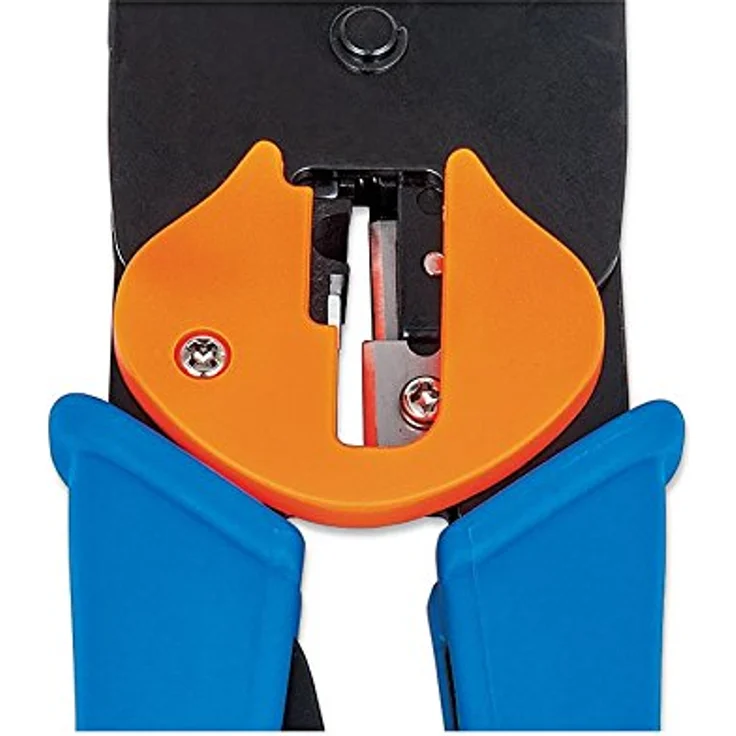 Intellinet Crimpzange Universal Crimpwerkzeug - Zum Kabelschneiden, Abisolieren von Drähten sowie Crimpen von isolierten und unisolierten Kabelschuhen und Steckverbindern. – Bild 5