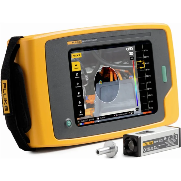 Fluke Schallkamera II915 mit Farbdisplay, 12.1 Zoll, 114.6 dB, 2Hz - 100Hz, USB-C®, WLAN, LeakQ™, PDQ Mode™, MecQ™ Mode