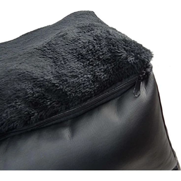 Hossi's Wholesale Tierbett Hundesitz Leder-Look für Autos, inklusive Sicherheitsgurt, universell passend für Mercedes-Benz C-Klasse, ca. 50x55x20 cm – Bild 7