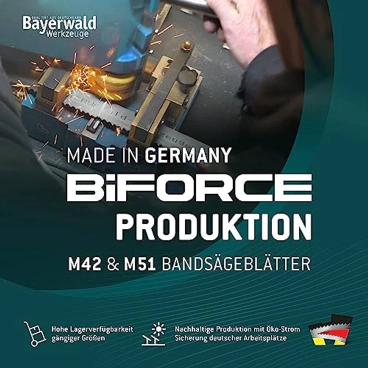 Bayerwald M42 Bandsägeblatt - 1640 x 13 x 0.65 x 8 12 ZpZ – Bild 6