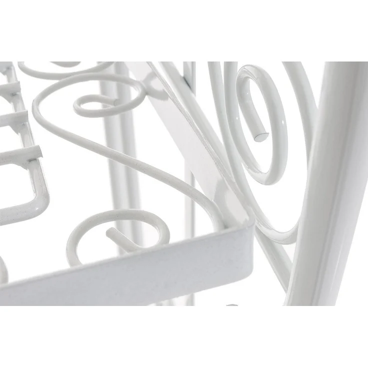 CLP Standregal Ciara, klappbares Spalier im Landhausstil, pulverbeschichtet - Weiß – Bild 1