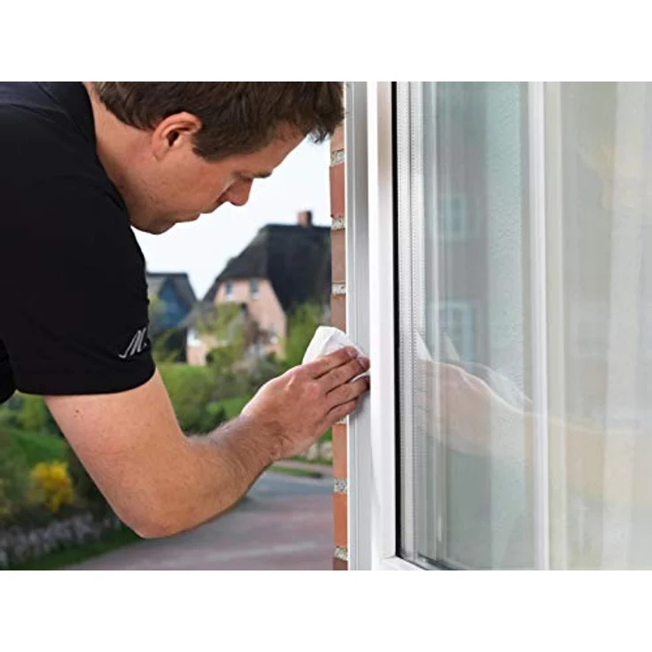 tesa 05390 – 00110 – 00 Gummidichtung für Fenster und Türen, P-Profil, White, Farbe weiß – Bild 3