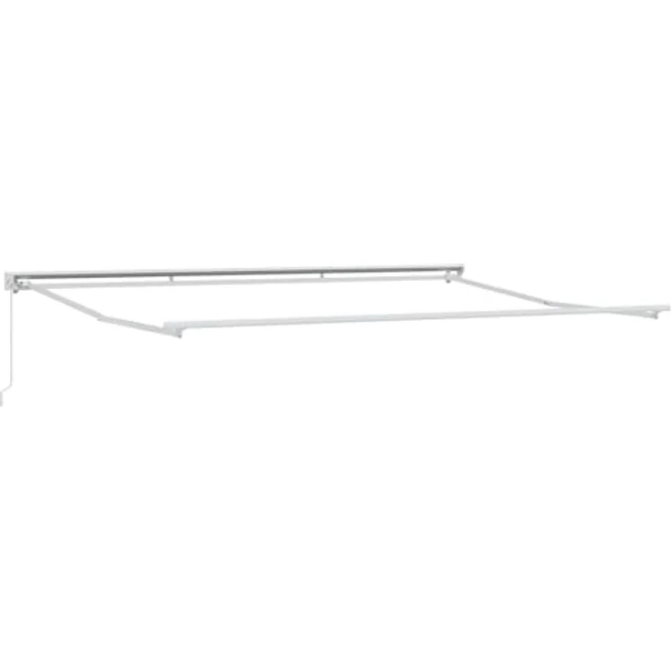 vidaXL Manuell einziehbare Markise, Bordeauxrot 4,5 x 3,5 m – Bild 6
