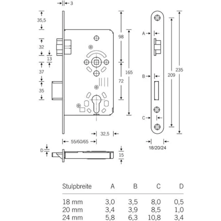 Format 4012432402679 – Es 24 PZW FR 20/55 – 72 – 08 RS EST rd. kl. 4 flñsterf. – Bild 2