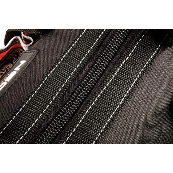 NEO TOOLS Klapphocker mit Werkzeugtasche, 6 Außentaschen, 33.8 x 33.5 x 30 cm, gepolsterter Boden, verstellbarer Schultergurt – Bild 5