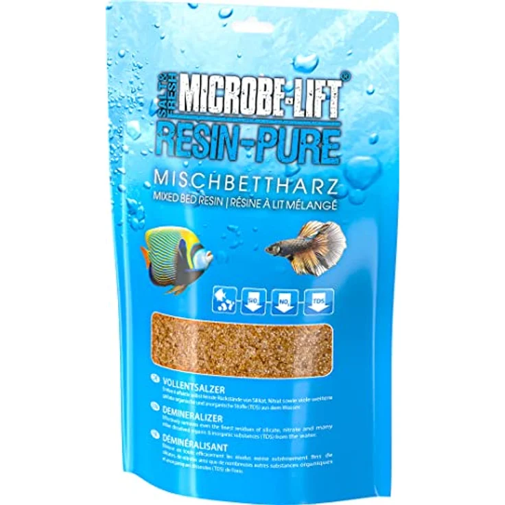 ARKA Biotechnologie GmbH Aquarien-Substrat Microbe-Lift Resin-Pure, Vollentsalzer für Silikat und Nitrat, 1000 ml – Bild 1