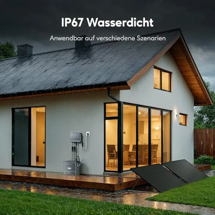 ZENDURE SuperCharged Zendure SolarFlow 800, Mikrowechselrichter für Balkonkraftwerk, 1200W Solar Eingang, 800W AC Eingang/Ausgang, Schwache Lichterzeugung, TOU, APP – Bild 5