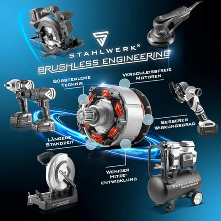 Stahlwerk Brushless Akku Bohrhammer, 20V-4Ah, 7 Jahre – Bild 7