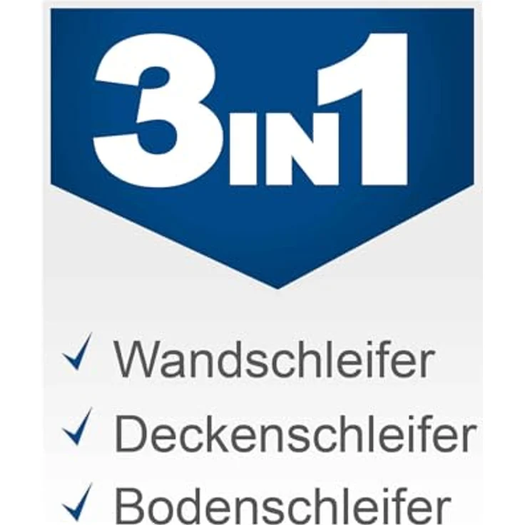 Scheppach BFR1200, Trockenbauschleifer 3-in-1, max. 1900 U/min, 1050 Watt, 12 tlg. Set für Wand-, Boden- und Deckenbearbeitungssystem – Bild 6