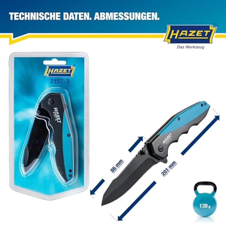 Hazet Klappmesser (Länge eingeklappt: 115 mm) 2157-3 – Bild 6