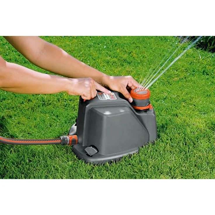 GARDENA Comfort Vielflächenregner AquaContour automatic: Flächenbewässerung für die individuelle Bewässerung nahezu jeder Gartenkontur, einfache Programmierung, Reichweite 2.5 - 10.5 m (8133-20) – Bild 8