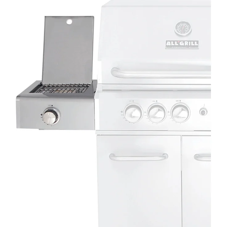 ALLGRILL Mein ALL'GRILL ALLROUNDER Modular M/L Steakzone Gasgrill, Keramikbrenner 3,5 kW, Schwarz