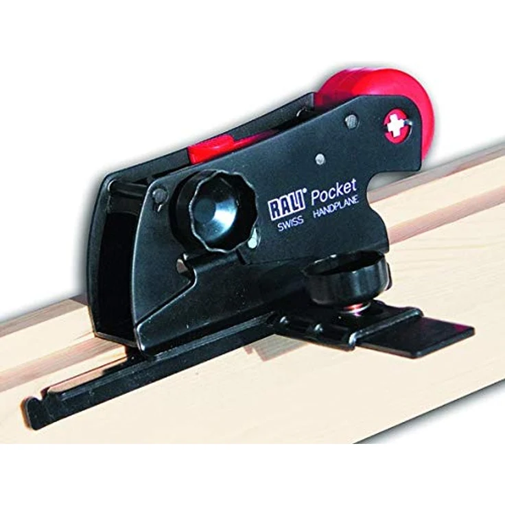 Rali Pocket Hand Holzplaner für die Holzbearbeitung | Handhobel mit umkehrbarem Doppelschnitt, Messertiefenverstellung, automatische Messerausrichtung | Hobelwerkzeug für Holz, Chromklinge – Bild 2