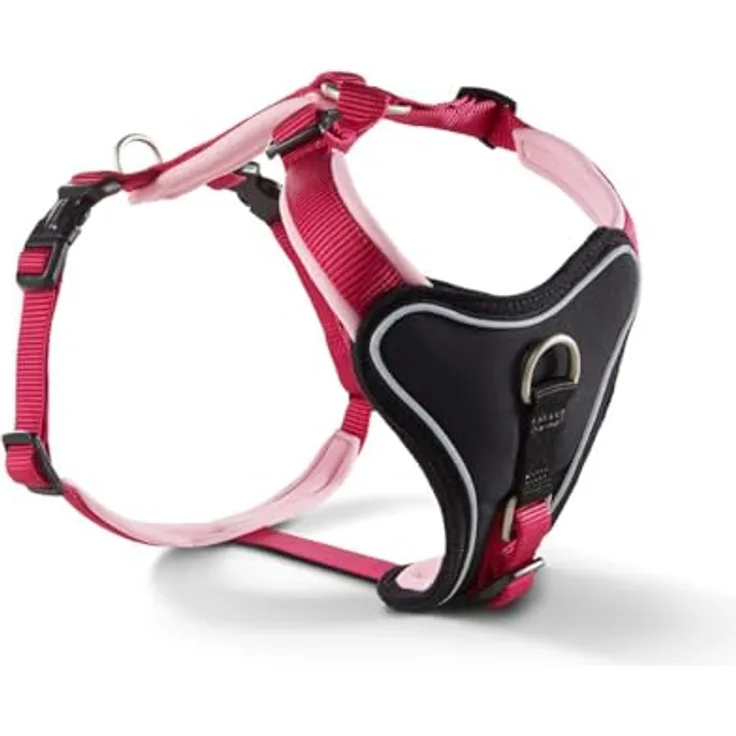 Wolters Professional Comfort Hundegeschirr, Größe 2, Himbeer/Rosé, für Hunde 40-45 cm