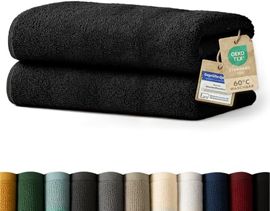 Blumtal Saunatuch Schwarz, 80x200 cm