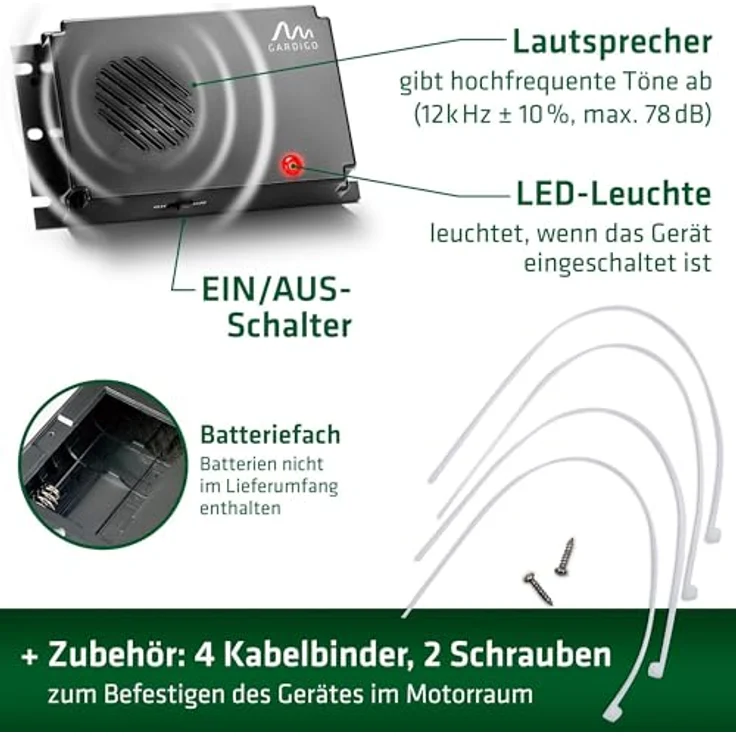 GARDIGO Marder Frei Mobil, batteriebetrieben – Bild 4