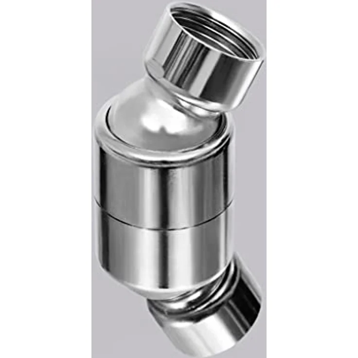 vidaXL Regenduschkopf Edelstahl 304 30 cm Rund, Anti-Kalk-Düsen, 140 Düsen - Silber – Bild 6