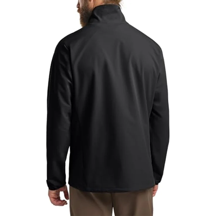 Jack Wolfskin Prelight Stride Jkt M, leichte Herrenjacke mit UV-Schutz und windabweisendem Texashield Core Material, Schwarz, Größe L – Bild 2
