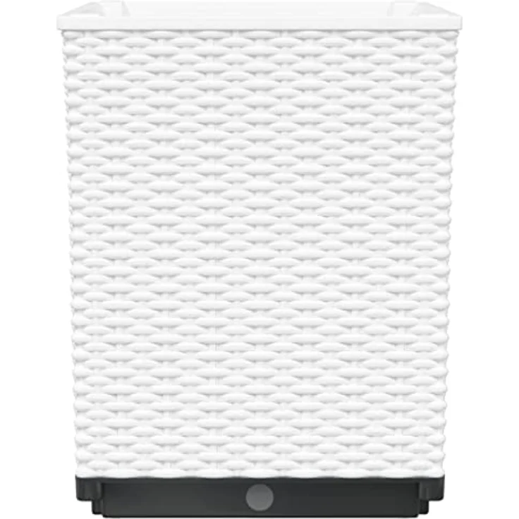 vidaXL Pflanzkübel, Pflanzkasten 2er Set, Weiß, 30x30x37 cm aus Polypropylen – Bild 6