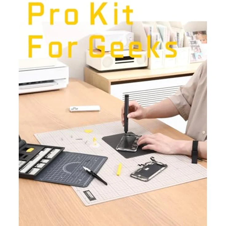 Fanttik E1 NEX Workstation Präzisions-Schraubendreher-Set, 64 magnetische Bits, 12 Reparaturwerkzeuge, 2 Drehmomentstufen, max. 3 N.m, für Telefon, Laptop, Kameras, Uhren – Bild 3