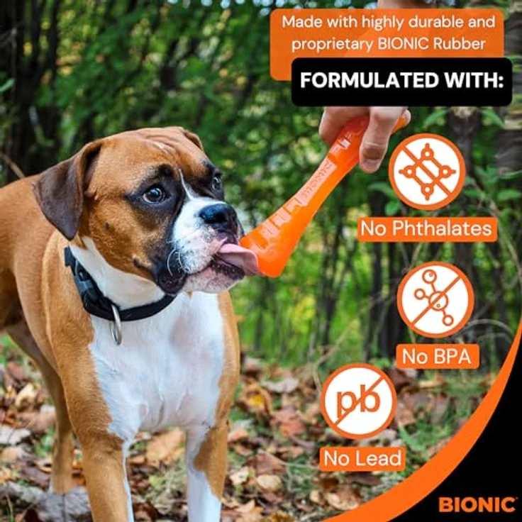 Bionic Urban Stick, extrem widerstandsfähiges Hundespielzeug, 23cm, blau – Bild 4
