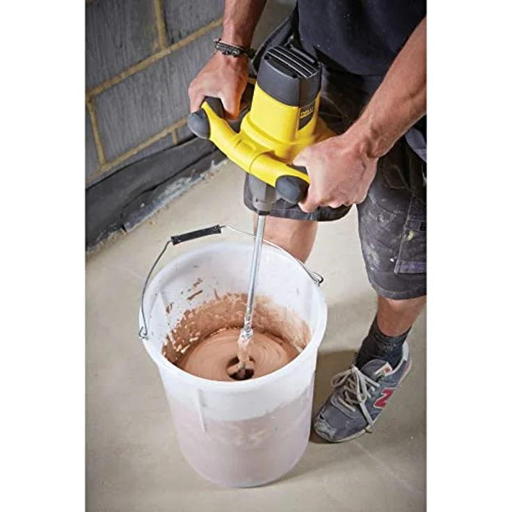 Stanley Fatmax FME190-QS Mischmaschine 1600 W mit Kabel, 140 mm Propeller, Doppelgriff mit Grip-Beschichtung – Bild 3