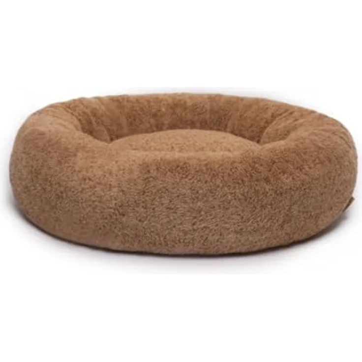 Wolters Sweet Dreams Hundekörbchen, ergonomisches Plüschbett für gesunden Schlaf, Farbe: cinnamon – Bild 1
