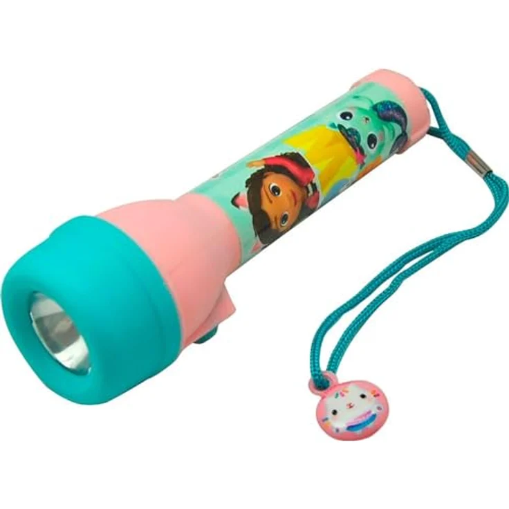 Kids Euroswan Taschenlampe Gabby's Dollhouse - LED Taschenlampe Lampe, handlich und kinderfreundlich, Batteriebetrieben, bunt – Bild 4