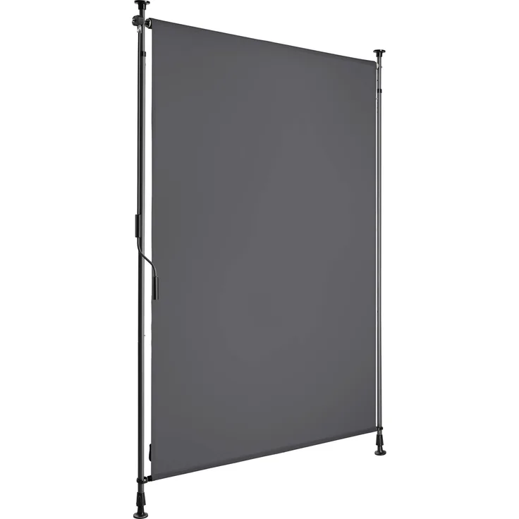 Tectake Klemmmarkise Taija, verschiedene Größen mit leichtgängiger Handkurbel und UV-Schutz 50+