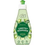 FIT fit Spülmittel Limette & Rosmarin 400ml, hautverträgliches Geschirrspülmittel mit hoher Spülkraft, sparsam im Verbrauch