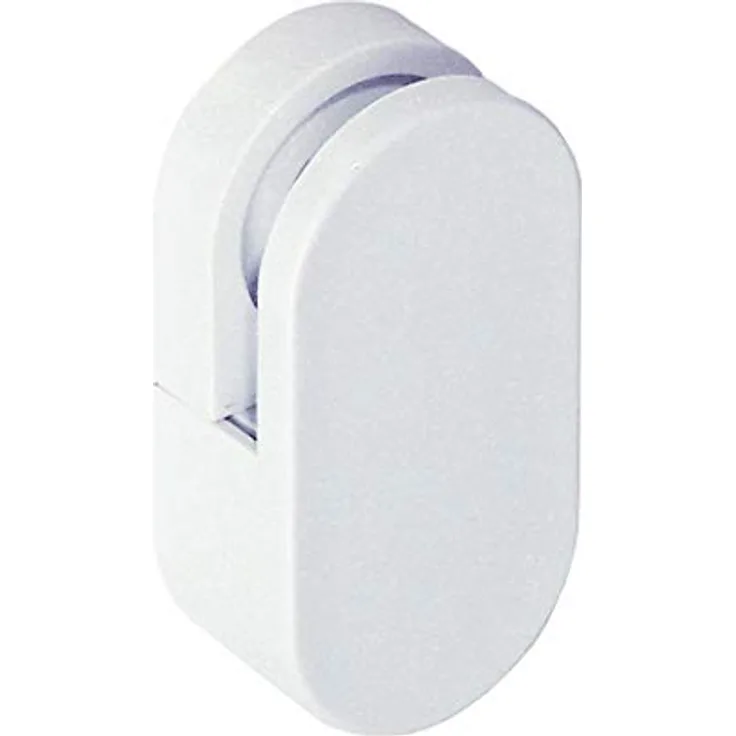 Hewi 477.01.100 99 Spiegelhalter 2 Stück Spiegel 6 mm verdeckte Verschraubung 30 x 60 x 18 mm Polyamid-477.01.100, reinweiß