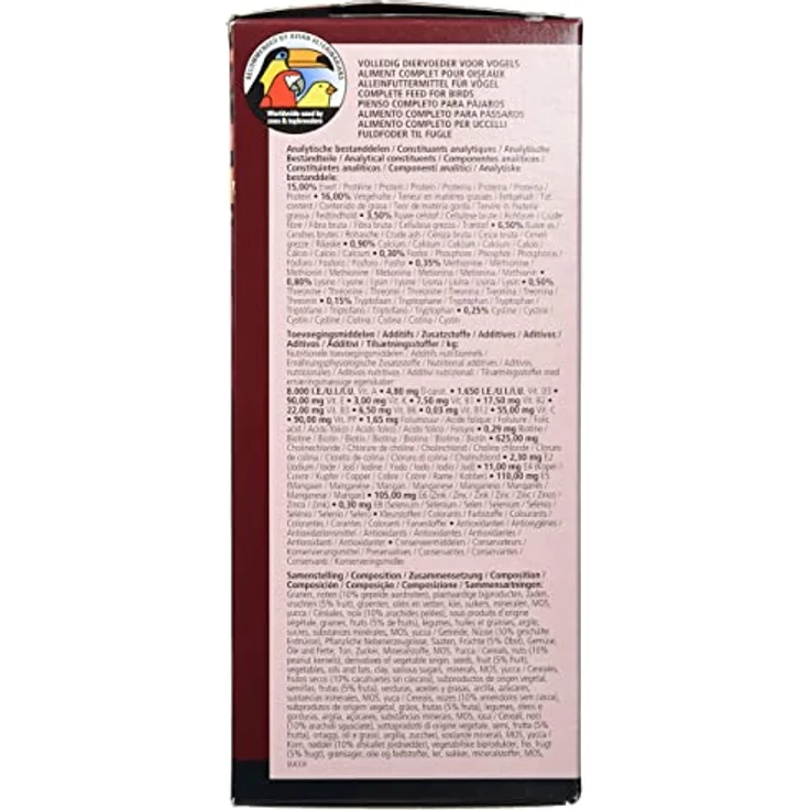 Versele-Laga Erhaltungsfutter Nutribird P15 Tropical für Papageien 1kg – Bild 3