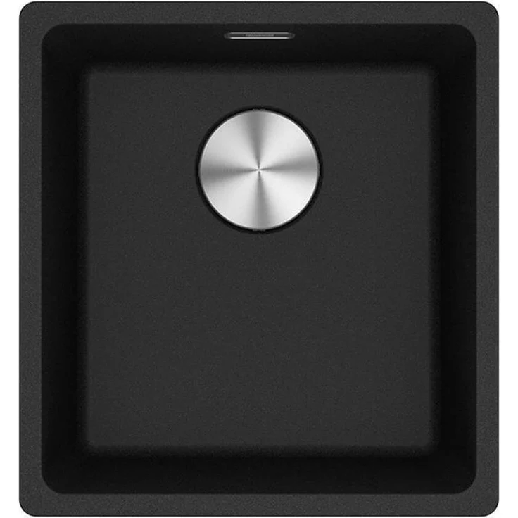 Franke Unterbaubecken Maris MRG 110-37 Fragranit Onyx, Handbetätigung, Sanitized®-Ausstattung, hitzebeständig bis 280°C – Bild 1