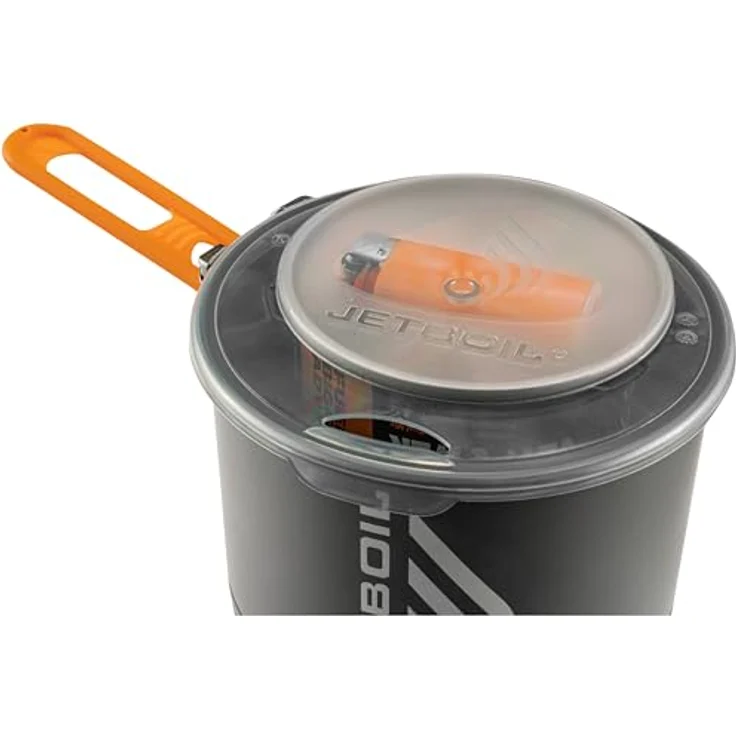 Jetboil Stash, ultraleichter Campingkocher mit FluxRing Technologie, 0,8 L Topf, 200 g, inkl. Kanisterstabilisator – Bild 8