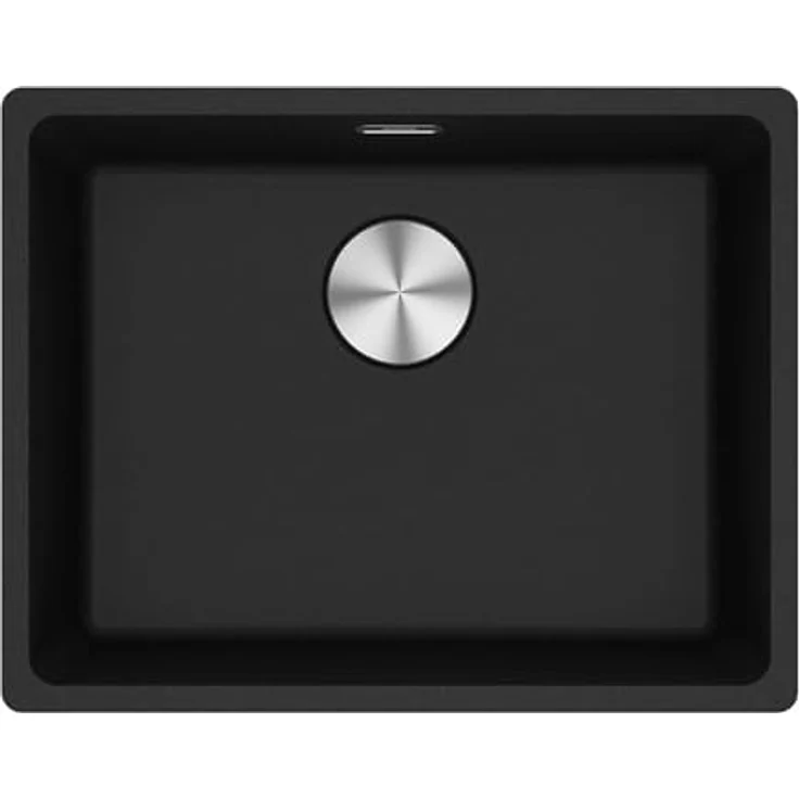 FRANKE Granitspüle Franke Unterbaubecken Maris MRG 110-52 Fragranit Onyx, Handbetätigung, geradliniges Design, großes Beckenvolumen, hygienische Oberfläche – Bild 1
