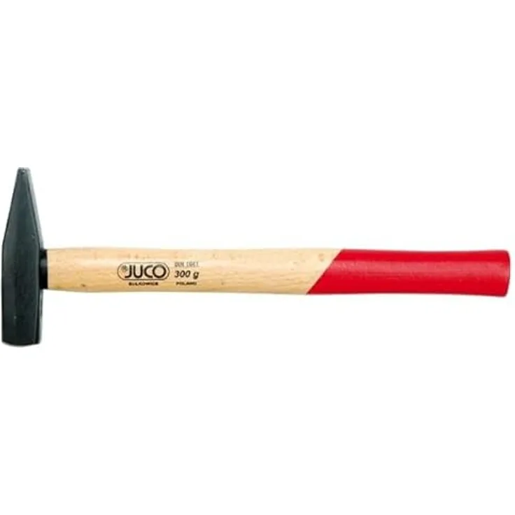 TRIZERATOP Schlosserhammer 2 kg, geschmiedeter Stahl mit Buchenholzgriff, lackiert