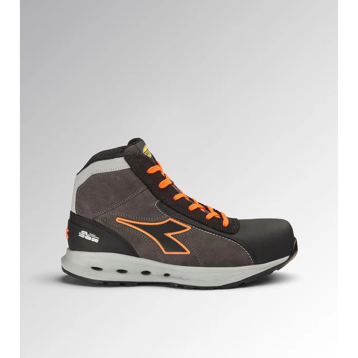 Diadora Glove A.Box Mid Pro S3S Sicherheitsschuhe, knöchelhoch, Größe 41, wasserabweisend, ESD-zertifiziert, atmungsaktiv und rutschfest