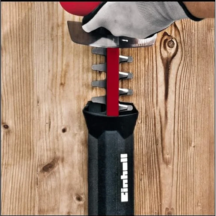 Einhell Elektro Heckenschere GE-EH 7067 (700 W, 670 mm Schnittlänge, 30 mm Zahnabstand, Schnittgutsammler, Kabelzugentlastung) – Bild 11