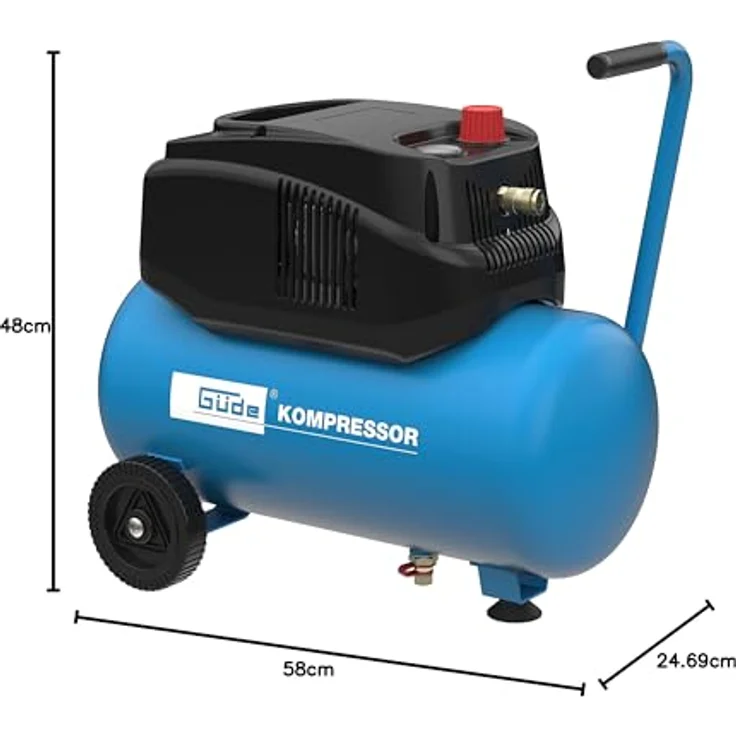 Güde Kompressor 190/08/24 ölfrei, 8 bar , 190 l/min. , 1,2 KW – Bild 6