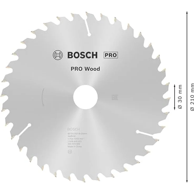 Bosch Professional Kreissägeblatt Optiline Wood (für Holz, 210 x 30 x 2,8 mm, 36 Zähne, Zubehör Kreissäge) – Bild 3