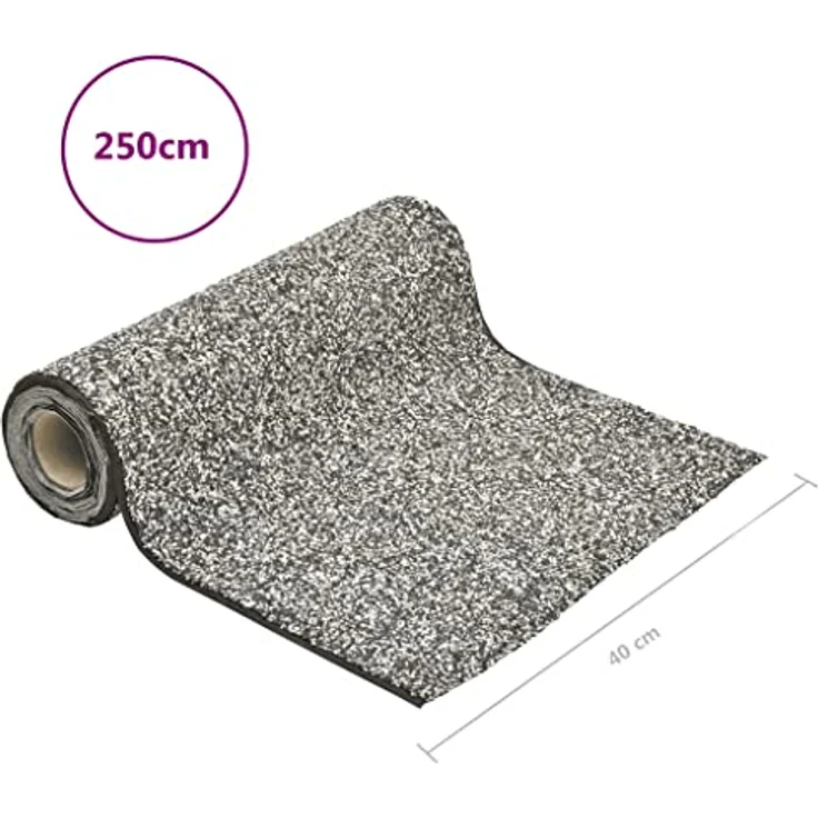 vidaXL Steinfolie Grau 250x40 cm – Bild 9