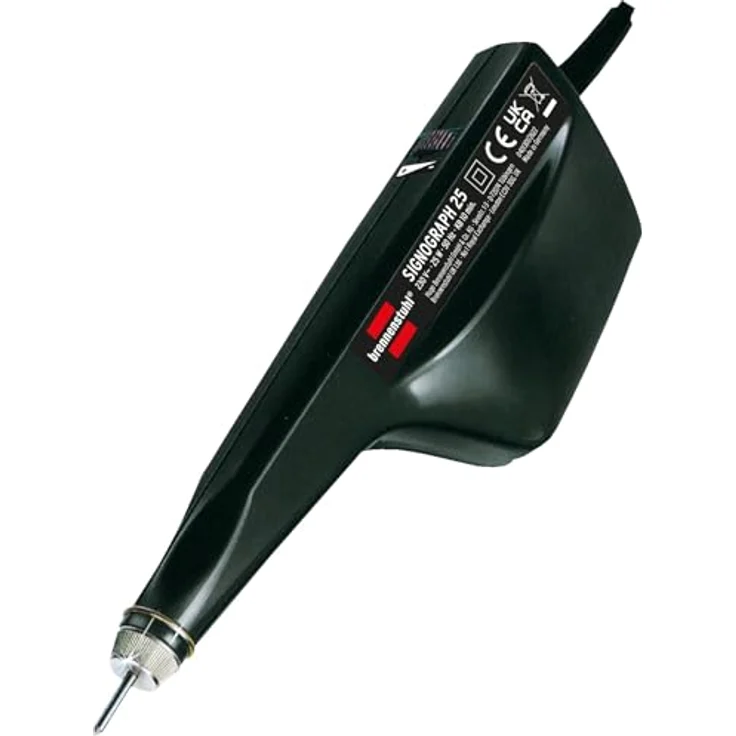 Brennenstuhl Signograph 25 Watt Diamant-Set (Graviergerät mit umfangreichem Zubehör, 1,8 m Kabel) – Bild 2